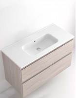 Lavabo cerámico sin orificio para grifo - Aire de Avila Dos