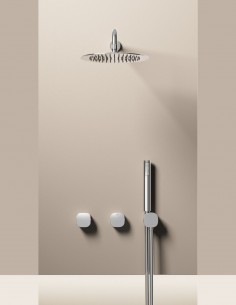 Conjunto empotrable cromo - Versátil de GME