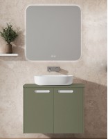 Conjunto de baño con puertas dubuffet - blanco