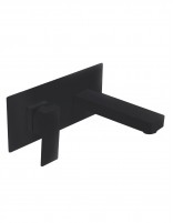 Grifo de lavabo empotrado blanco - negro SUIZA de Imex