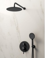 Conjunto empotrable monomando negro - Sirio de GME