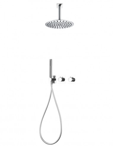 Ducha empotrada techo cromo termostática - NEPAL de Imex