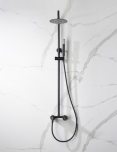 Columna ducha negra Imex - OLIMPO