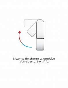 Imex grifo bidé - SAONA monomando con apertura en frío 2