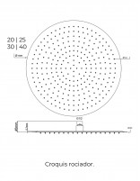 Rociador redondo croquis
