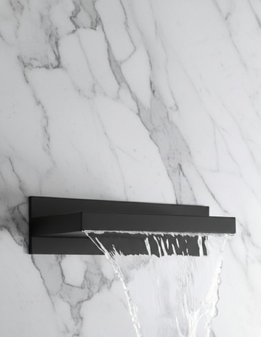 Rociador cascada negro