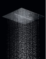 Rociador cuadrado con premarco lluvia