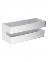 Cesta baño PVC - blanco mate