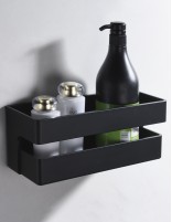 Cesta baño PVC negra