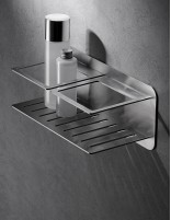 Cesta ducha acero inoxidable níquel cepillado