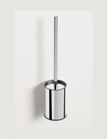 Escobillero a pared cromo/níquel - Round de GME