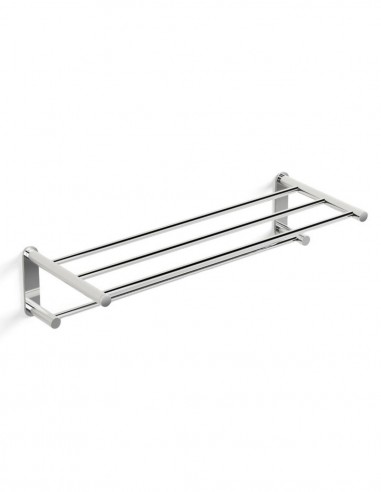 Toallero con repisa cromo/níquel - Round de GME