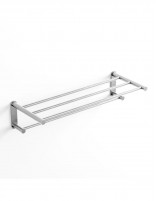 Toallero con repisa cromo/níquel - Round de GME