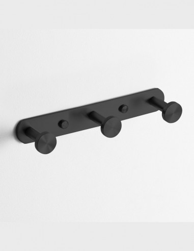 Percha triple negro/titanio- Round de GME