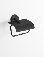 Portarrollos con tapa negro/titanio- Round de GME