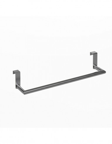 Toallero a mueble negro/titanio - Round de GME