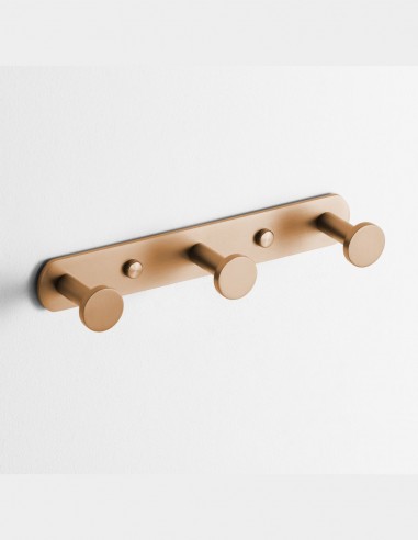 Percha triple oro/cobre - Round de GME