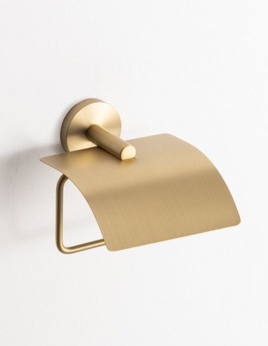 Portarrollos con tapa oro/cobre - Round de GME