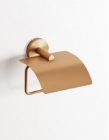 Portarrollos con tapa oro/cobre - Round de GME