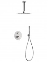 Ducha cromo / níquel empotrada techo - TIVOLI de IMEX