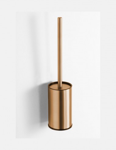 Escobillero a pared oro/cobre - Round de GME