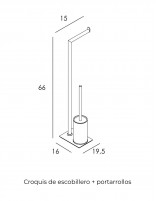Escobillero auxiliar pie oro/cobre - Round de GME