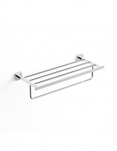 Toallero con repisa cromo/níquel - Quadra de GME