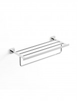 Toallero con repisa cromo/níquel - Quadra de GME