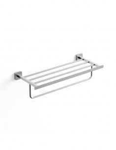 Toallero con repisa cromo/níquel - Quadra de GME 2