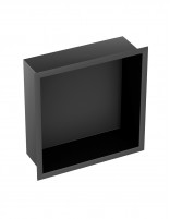Hornacina empotrada negra - acero inoxidable de GME