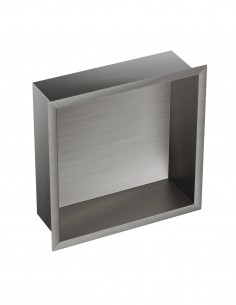 Hornacina empotrada titanio - acero inoxidable de GME