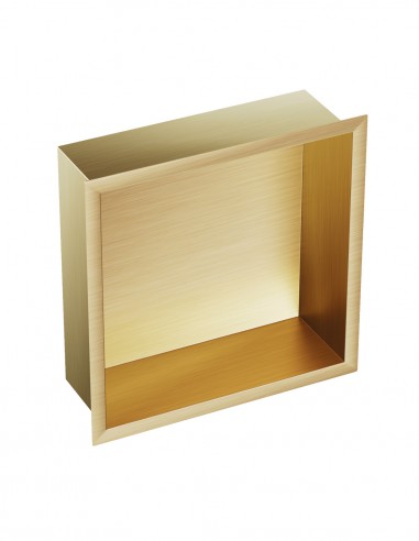 Hornacina empotrada oro - acero inoxidable de GME