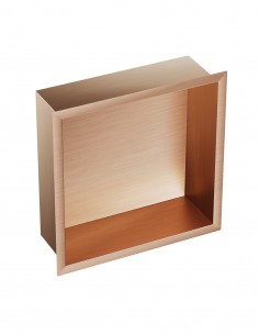 Hornacina empotrada cobre - acero inoxidable de GME