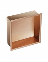Hornacina empotrada cobre - acero inoxidable de GME