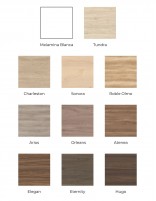 Mueble baño suspendido madera acabados