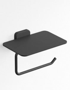 Portarrollos con tapa negro/titanio - Quadra de GME