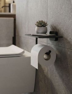 Portarrollos con tapa negro/titanio - Quadra de GME 2