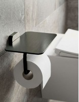 Portarrollos con tapa negro/titanio - Quadra de GME