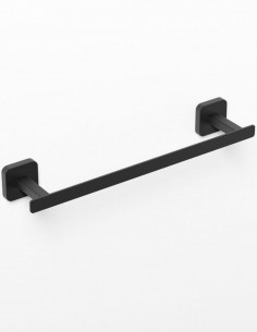 Toallero 35 cm negro/titanio - Quadra de GME