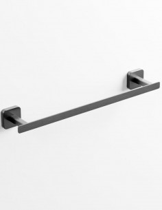 Toallero 35 cm negro/titanio - Quadra de GME 2