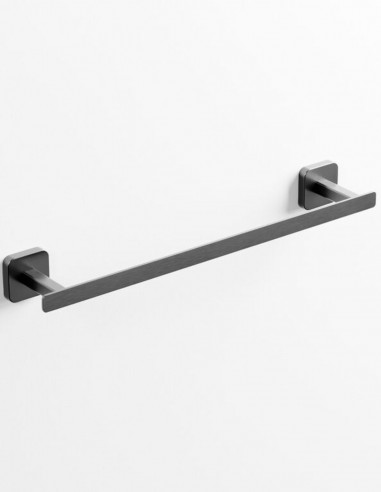 Toallero 35 cm negro/titanio - Quadra de GME