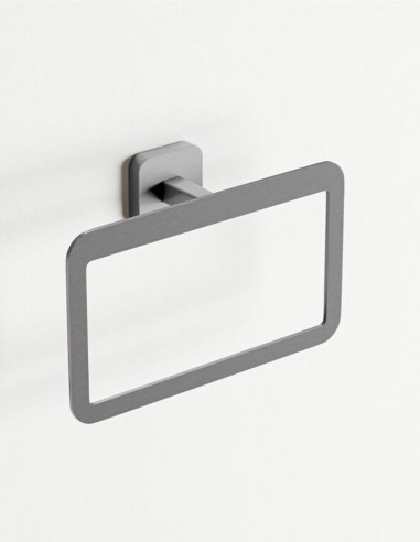 Anilla toallero negro/titanio - Quadra de GME