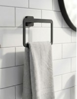 Anilla toallero negro/titanio - Quadra de GME