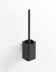 Escobillero pared negro/titanio - Quadra de GME