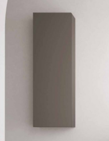 Mueble baño suspendido lacado cementino