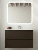 Mueble de baño 2 cajones café