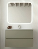 Mueble de baño 2 cajones dubuffet green