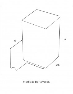 Portavasos baño - RUBI Crystal de PyP 2