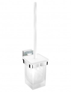 Escobillero pared baño - completo RUBI Crystal de PyP