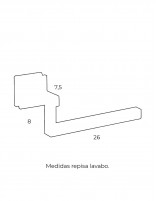 Anilla lavabo - RUBI Crystal de PyP